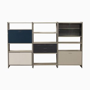 Blue, White, Gray 5600 Storage Furniture with Secretaire by Andre Cordemeyer for Gispen, 1950s-ZT-1750548