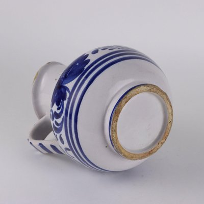 Blue & White Majolica Jug-VMM-2026544