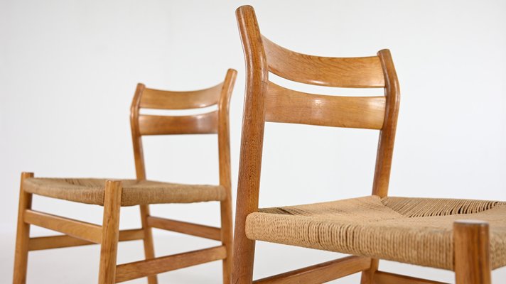 Bm-1 Chairs by Børge Mogensen for C.M. Madsens Møbelfabrik, 1960s, Set of 6-ERF-2040549