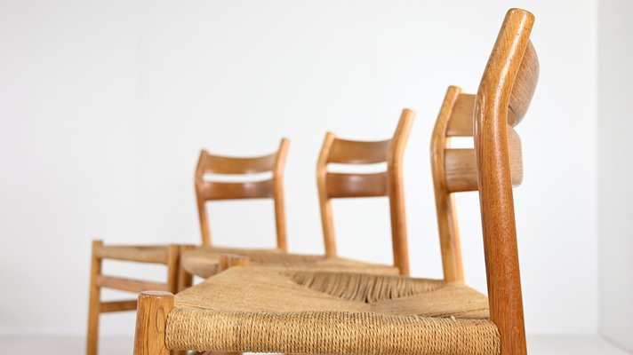 Bm-1 Chairs by Børge Mogensen for C.M. Madsens Møbelfabrik, 1960s, Set of 6-ERF-2040549