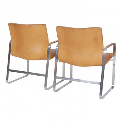 Bo-850 Armchairs in Patinated Leather by Jørgen Lund and Ole Larsen, Set of 2-MTD-1400470