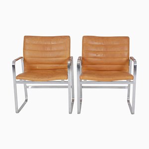 Bo-850 Armchairs in Patinated Leather by Jørgen Lund and Ole Larsen, Set of 2-MTD-1400470