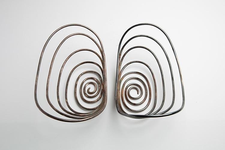 Boarder Basket by Lino Sabattini, 1950s, Set of 2