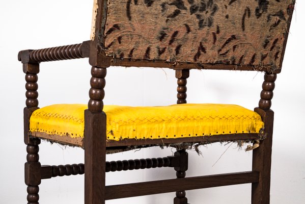 Bobbin Side Chair in Oak, 19th-Century, Germany-VLO-994577