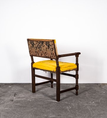 Bobbin Side Chair in Oak, 19th-Century, Germany-VLO-994577