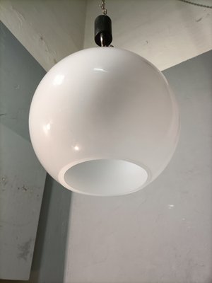 Boccia LS10 Pendant Lamp with Small Clear Glass Sphere by Luigi Caccia Dominioni for Azucena, 1970s-OHK-1739525