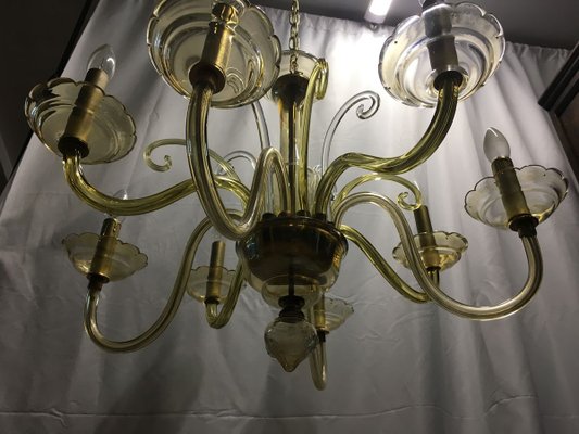 Bochemia Glass Chandelier, 1950s-WQQ-822009