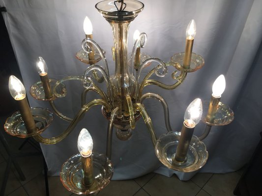 Bochemia Glass Chandelier, 1950s-WQQ-822009