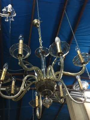 Bochemia Glass Chandelier, 1950s-WQQ-822009