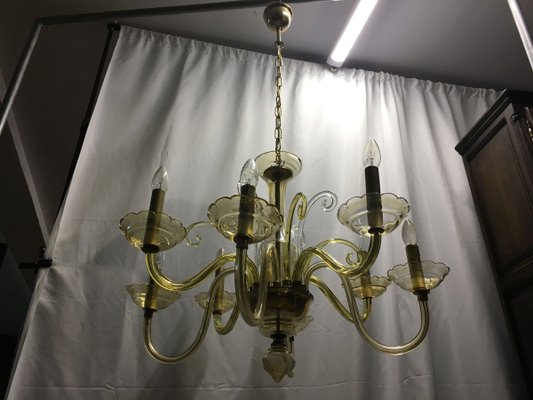 Bochemia Glass Chandelier, 1950s-WQQ-822009