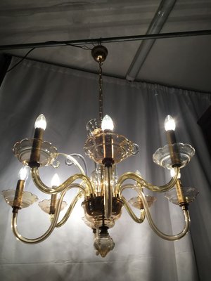 Bochemia Glass Chandelier, 1950s-WQQ-822009