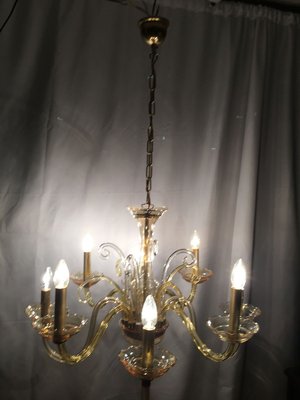 Bochemia Glass Chandelier, 1950s-WQQ-822009