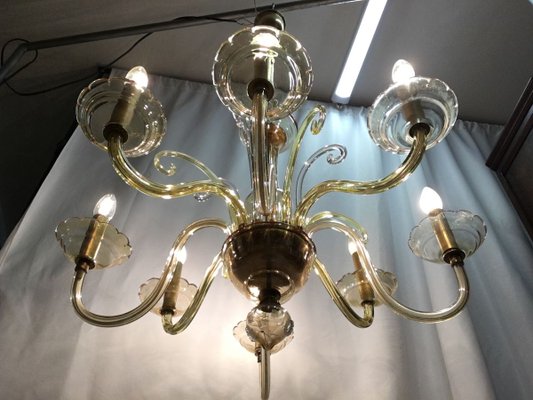 Bochemia Glass Chandelier, 1950s-WQQ-822009