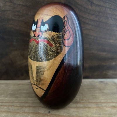 Bodhidhirma Buddha Daruma Kokeshi Doll by Seifu Gono, Japan, 1980s-DWL-1799095