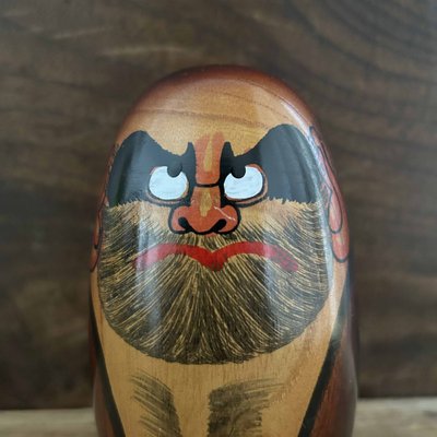 Bodhidhirma Buddha Daruma Kokeshi Doll by Seifu Gono, Japan, 1980s-DWL-1799095