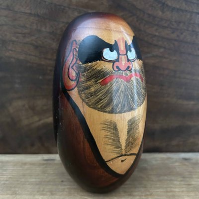 Bodhidhirma Buddha Daruma Kokeshi Doll by Seifu Gono, Japan, 1980s-DWL-1799095