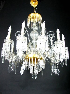 Bohemia Antico Crystal Chandelier, 1950s-TBU-1401274