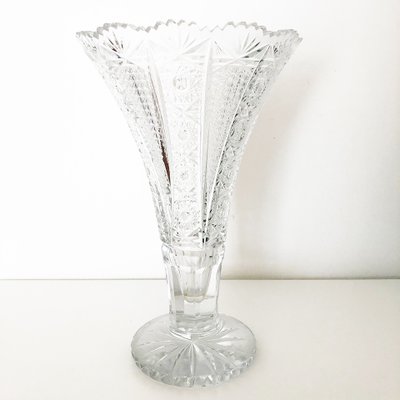 Bohemia Crystal Vase, 1900s-OLY-1060428