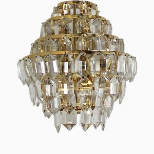 Bohemia Gold and Glass Wall Lights, 1960s-NE-1451403