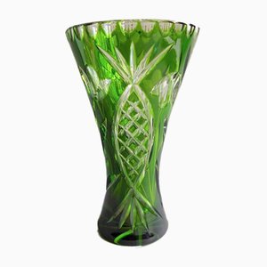 Bohemia Polished Crystal Vase, 1940s-WK-766799