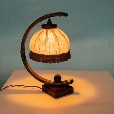 Bohemian Arch Table Lamp with Matching Shade-HGA-1352936