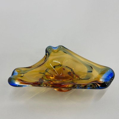 Bohemian Art Glass Ashtray attributed to Josef Hospodka, 1960s-TZ-1398648