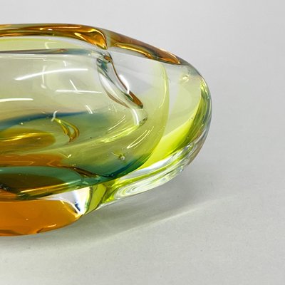 Bohemian Art Glass Ashtray from Novy Bor Glassworks, 1960s-TZ-1752845