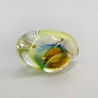 Bohemian Art Glass Ashtray from Novy Bor Glassworks, 1960s-TZ-1752845