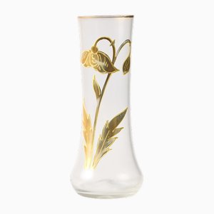 Bohemian Art Nouveau Glass Vase from Brothers Rachmann, 1890s-IXK-1724029