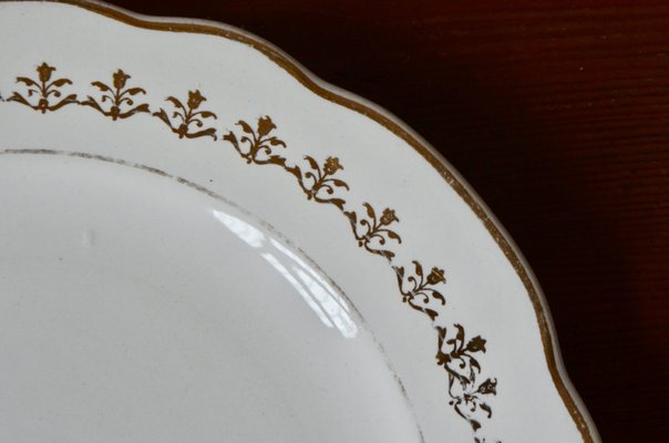 Bohemian Claire Dinner Service in Faïence from Sarreguemines France, Set of 43-AIU-1091968