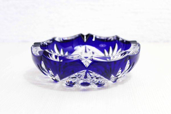 Bohemian Crystal Ashtray, 1960s-BQF-1319979