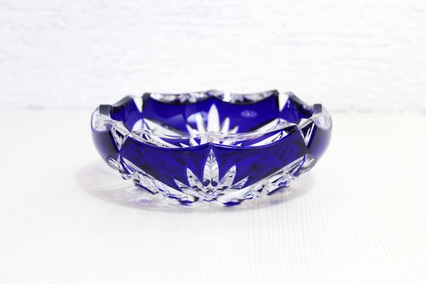 Bohemian Crystal Ashtray, 1960s-BQF-1319979