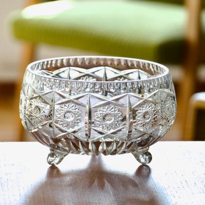 Bohemian Crystal Basket, 1920-SHG-2027170