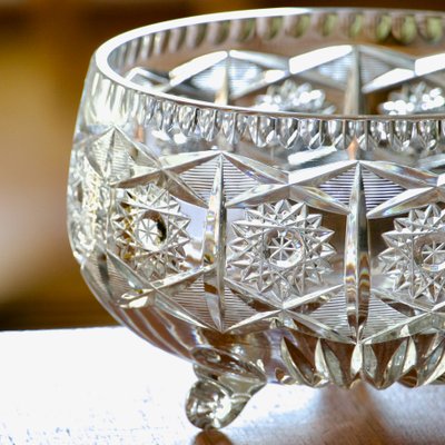 Bohemian Crystal Basket, 1920-SHG-2027170