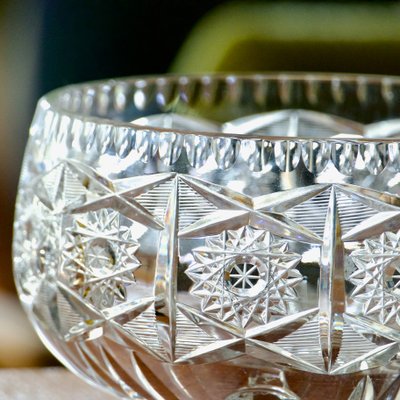 Bohemian Crystal Basket, 1920-SHG-2027170