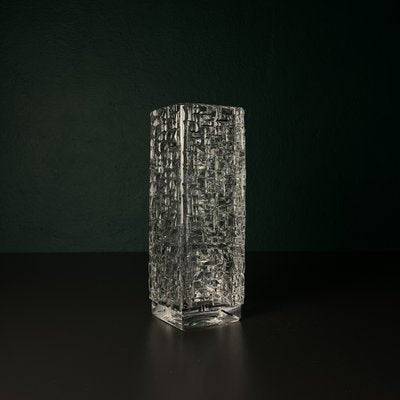 Bohemian Crystal Vase by Vladimír Žahour for Poděbrady Glassworks, Former Czechoslovakia, 1960s-WQC-2020672