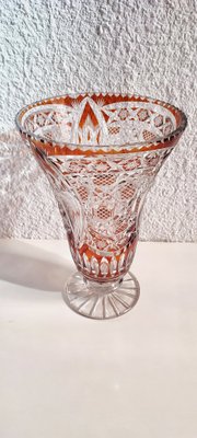 Bohemian Crystal Vase, Czech Republic, 1980s-RGF-956352