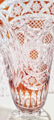 Bohemian Crystal Vase, Czech Republic, 1980s-RGF-956352