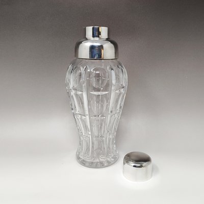 Bohemian Cut Crystal Cocktail Shaker by Masini, 1960s-QGR-1140238