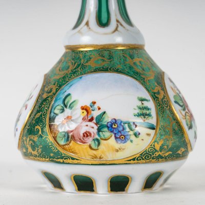 Bohemian Enamelled and Gilded Overlay Bottle-WFS-2031748