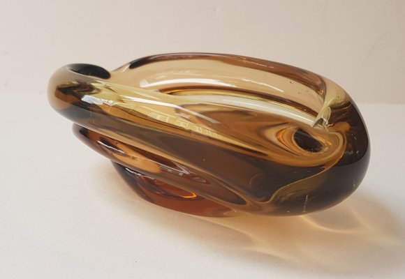 Bohemian Glass Bowl, 1950s-QDP-838533