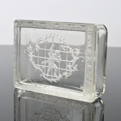 Bohemian Intaglio Glass Box from Heinrich Hoffmann, 1930s-IXK-778791