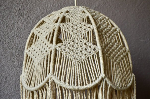 Bohemian Lamp in Macrame-AIU-1107582