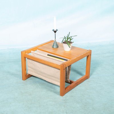 Bohemian Pine Coffee Table with Magazine Holder attributed to Karin Mobring for Ikea-HGA-1405530