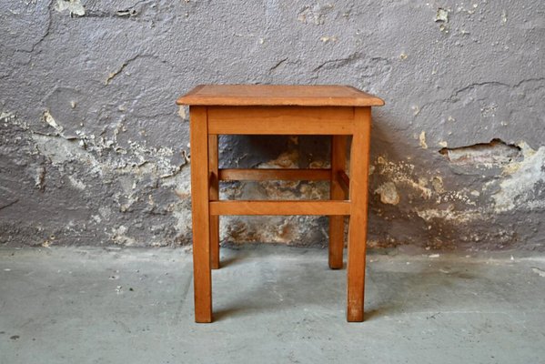 Bohemian Wooden Stool, 1950s-AIU-1763431