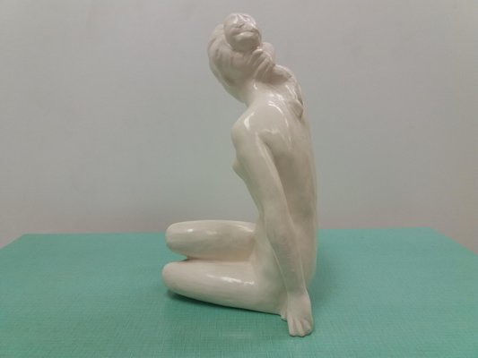 Bohumil Kokrda, Nude Woman Sculpture, 1960s, Ceramic-TZ-848603