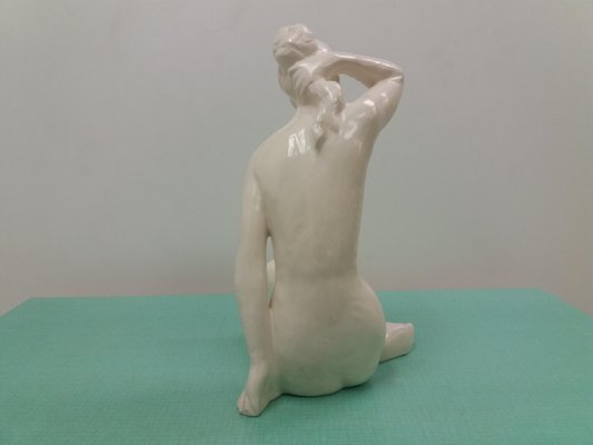 Bohumil Kokrda, Nude Woman Sculpture, 1960s, Ceramic-TZ-848603