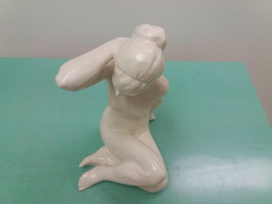 Bohumil Kokrda, Nude Woman Sculpture, 1960s, Ceramic-TZ-848603