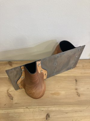 Boiled Leather Vase, 2010s by Simon Hasan-MFM-1820927