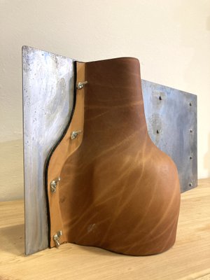 Boiled Leather Vase, 2010s by Simon Hasan-MFM-1820927